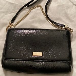 Kate Spade patent black handbag